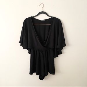 LAST DAY TO PURCHASE! Brandy Melville Black Romper